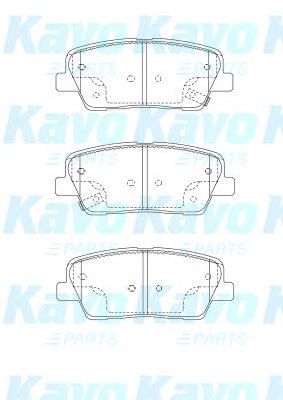 KAVO PARTS bp3039 -  Комплект тормозных колодок, дисковый тормоз